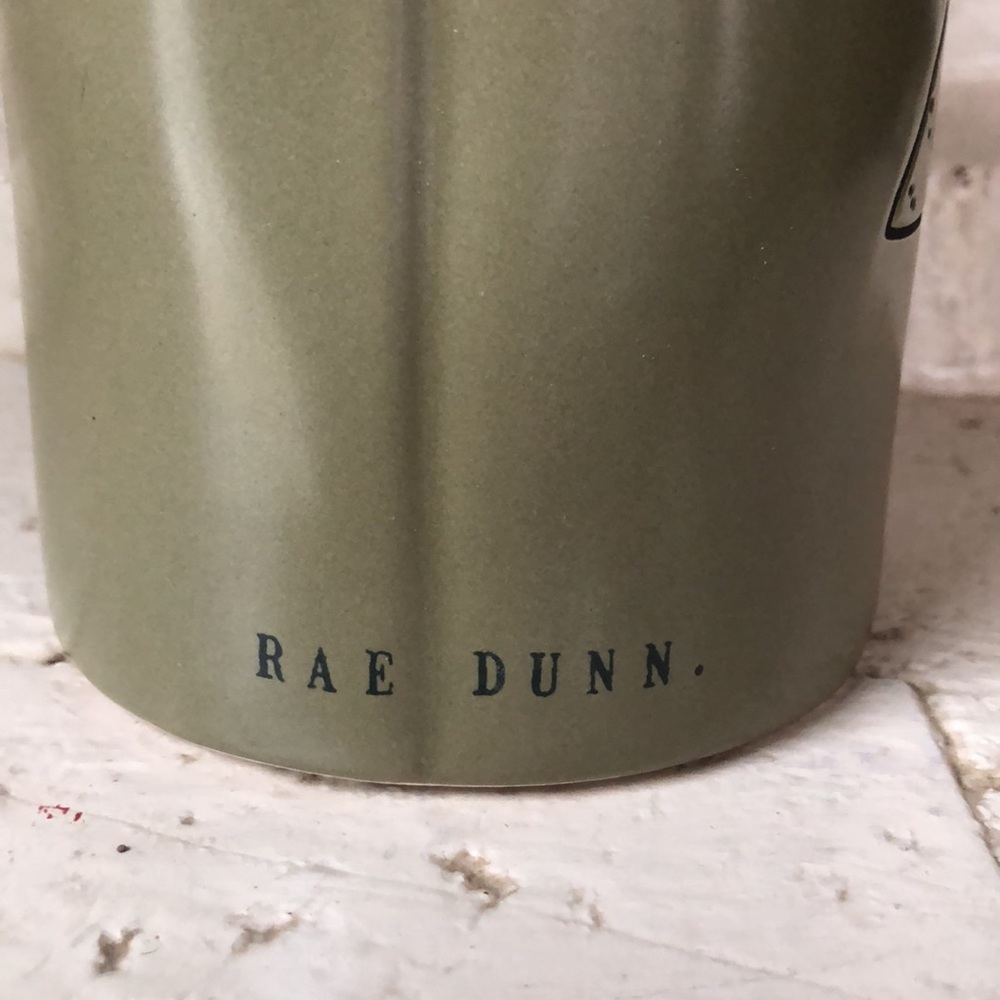 Rae Dunn Summit Ceramic Candle Holder with Cool Mist Scented Candle Wood Wick - Picture 4 of 5